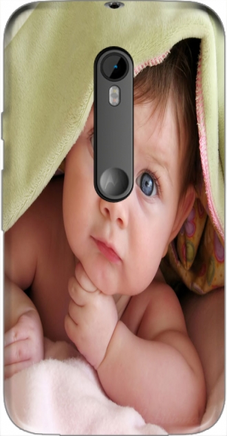 Hülle Motorola Moto G (3rd gen) mit Bild baby