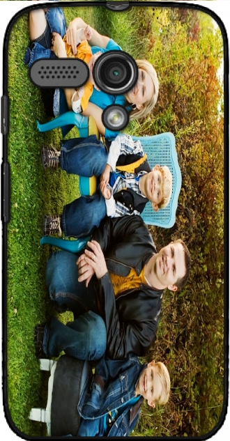 Hülle Motorola Moto G 4G LTE mit Bild family