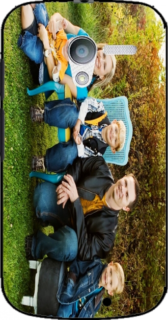 Hülle Motorola Moto X mit Bild family
