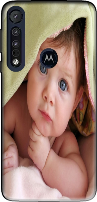 Silikon Motorola One Macro mit Bild baby