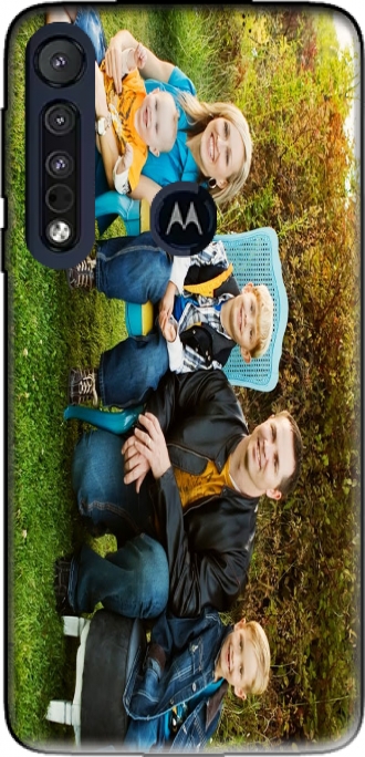 Silikon Motorola One Macro mit Bild family