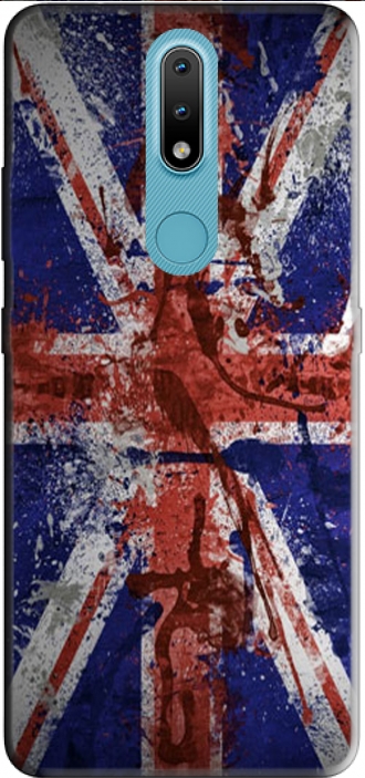 Hülle Nokia 2.4 mit Bild flag