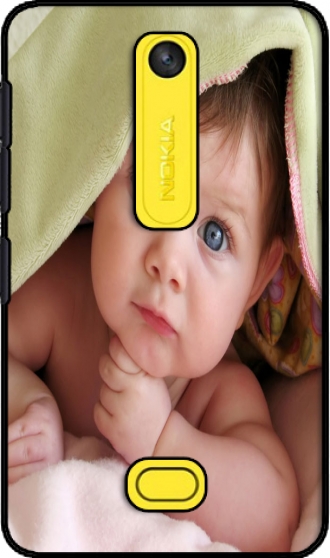 Hülle Nokia Asha 503 mit Bild baby
