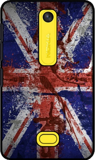 Hülle Nokia Asha 503 mit Bild flag