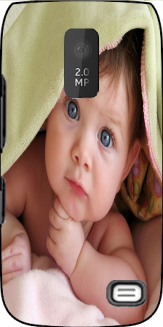 Hülle Nokia Asha 308 mit Bild baby