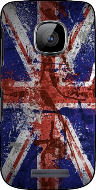 Hülle Nokia Asha 311 mit Bild flag