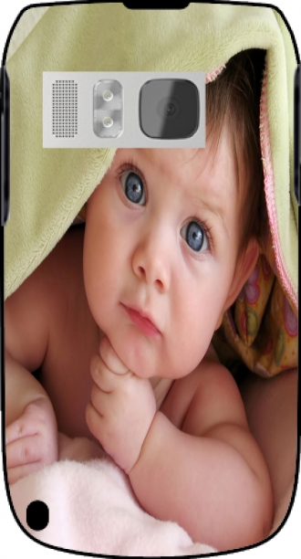 Hülle Nokia E6-00 mit Bild baby