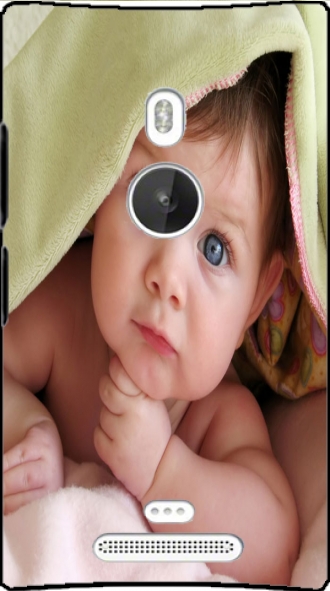 Hülle Nokia Lumia 925 mit Bild baby