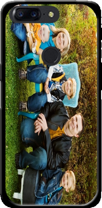 Silikon OnePlus 5T mit Bild family
