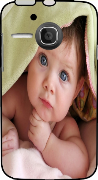 Silikon Orange Kivo mit Bild baby