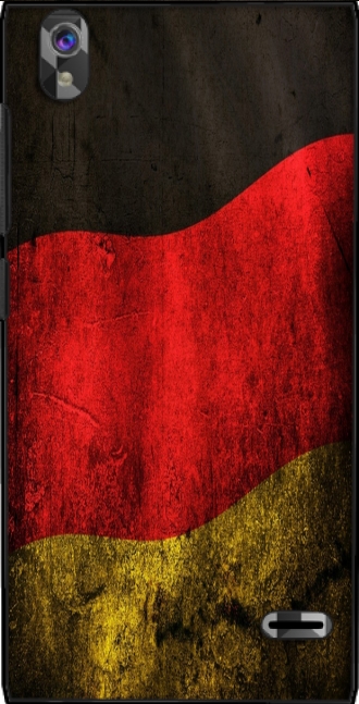 Hülle Soshphone 4G mit Bild flag