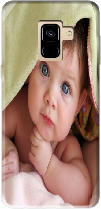 Hülle Samsung Galaxy A8 - 2018 mit Bild baby