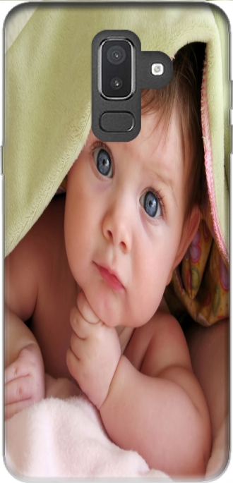 Hülle Samsung Galaxy J8 2018 mit Bild baby