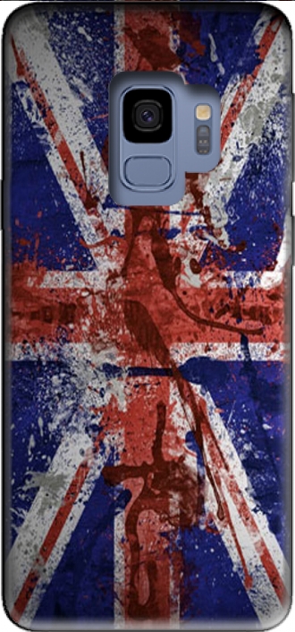 Hülle Samsung Galaxy S9 mit Bild flag