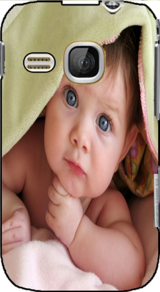 Hülle Samsung Galaxy Mini 2 S6500 mit Bild baby
