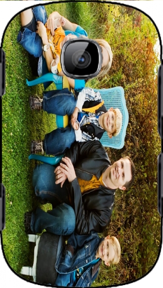 Hülle Samsung Galaxy Music Duos S6012 mit Bild family