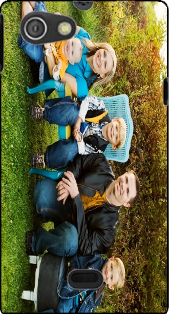 Hülle Sony Xperia miro mit Bild family