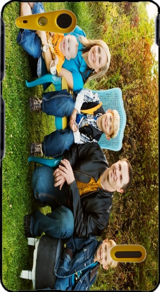Hülle Sony Xperia Go mit Bild family