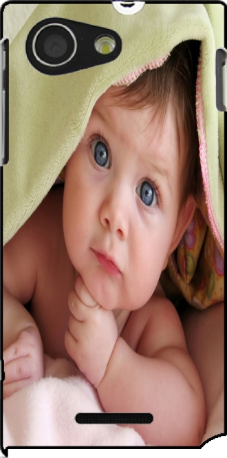 Hülle Sony Xperia J mit Bild baby