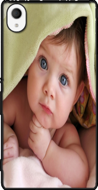 Hülle Sony Xperia M4 Aqua mit Bild baby
