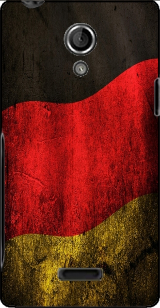 Hülle Sony Xperia T mit Bild flag