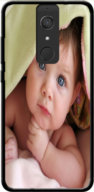 Silikon Wiko View XL mit Bild baby