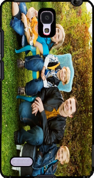 Hülle Xiaomi Redmi Note mit Bild family